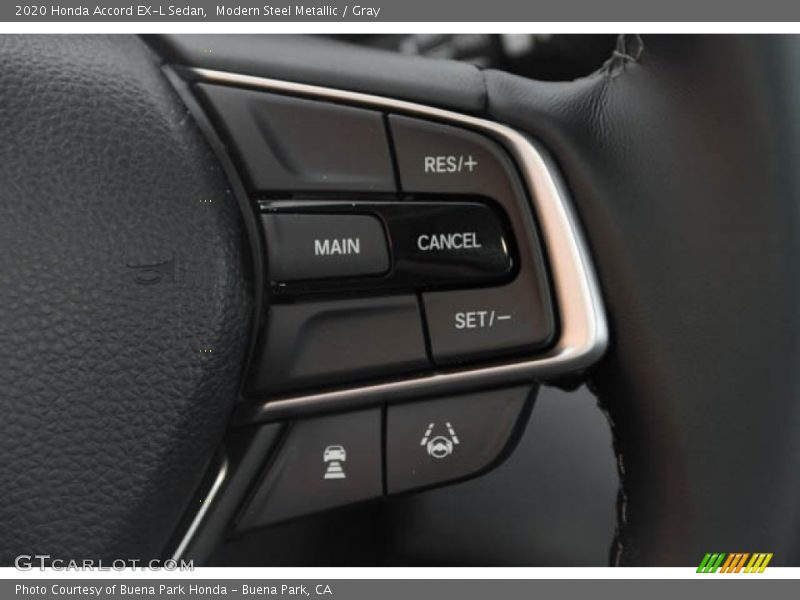 Modern Steel Metallic / Gray 2020 Honda Accord EX-L Sedan