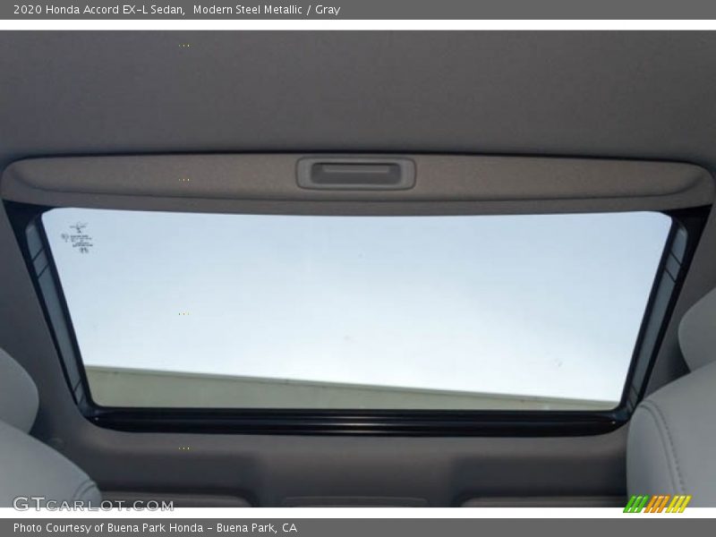 Modern Steel Metallic / Gray 2020 Honda Accord EX-L Sedan