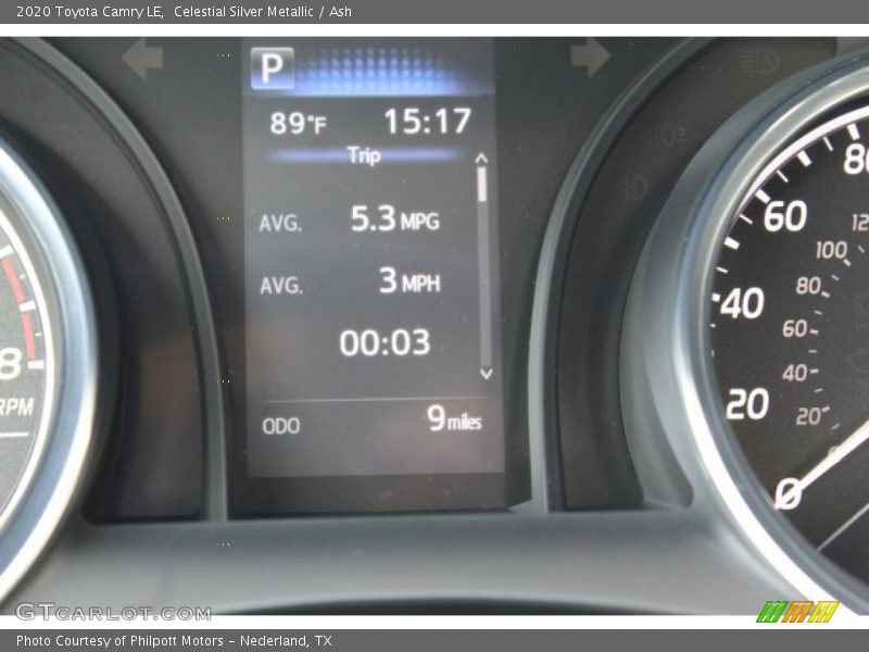 Celestial Silver Metallic / Ash 2020 Toyota Camry LE