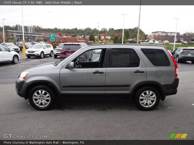 Satin Silver Metallic / Black 2005 Honda CR-V EX 4WD