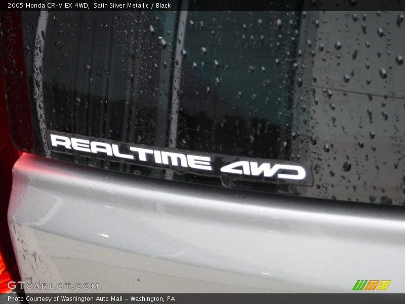 Satin Silver Metallic / Black 2005 Honda CR-V EX 4WD