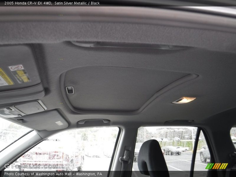 Satin Silver Metallic / Black 2005 Honda CR-V EX 4WD