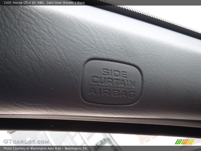 Satin Silver Metallic / Black 2005 Honda CR-V EX 4WD