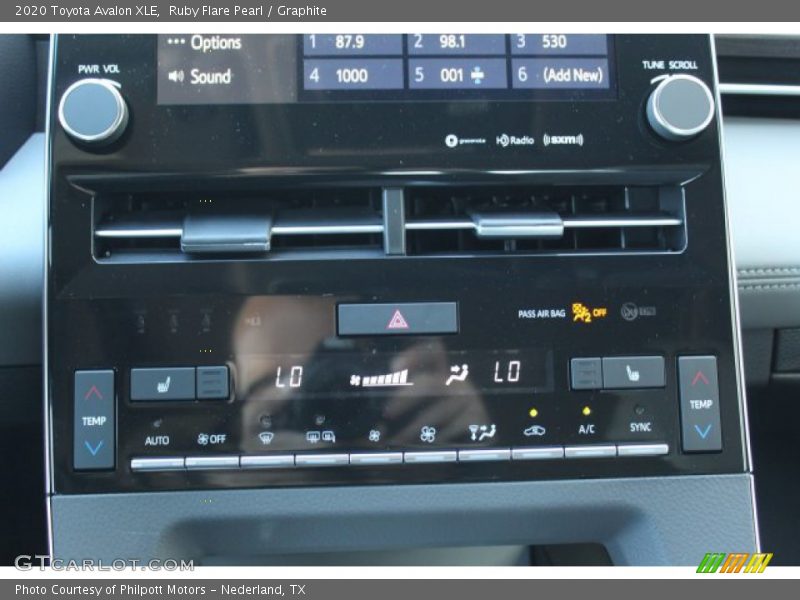 Ruby Flare Pearl / Graphite 2020 Toyota Avalon XLE