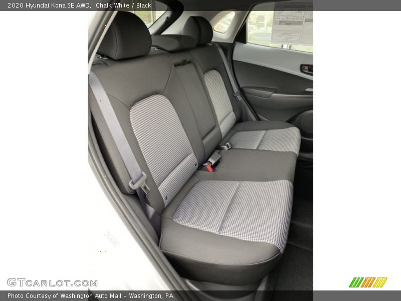 Chalk White / Black 2020 Hyundai Kona SE AWD