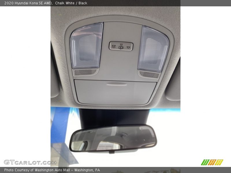 Chalk White / Black 2020 Hyundai Kona SE AWD