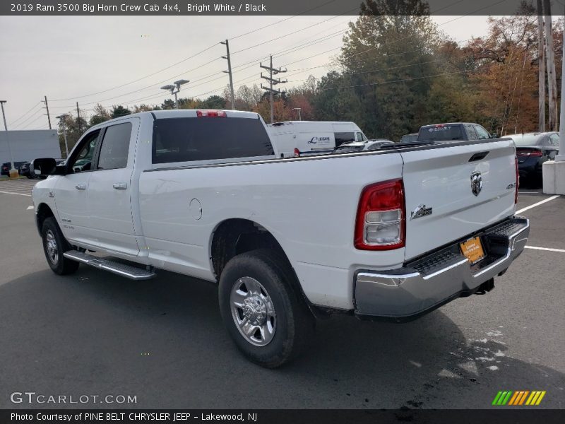 Bright White / Black 2019 Ram 3500 Big Horn Crew Cab 4x4