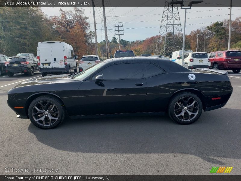 Pitch Black / Black 2018 Dodge Challenger SXT