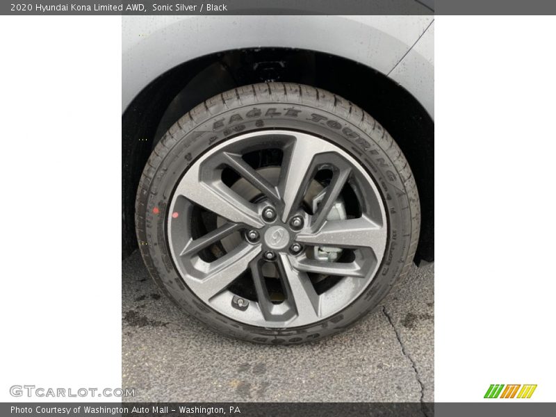 Sonic Silver / Black 2020 Hyundai Kona Limited AWD