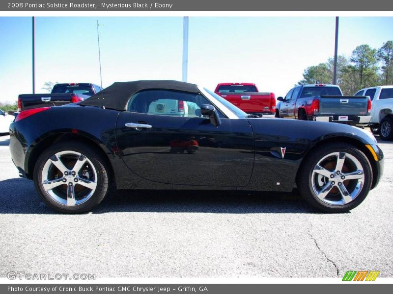 Mysterious Black / Ebony 2008 Pontiac Solstice Roadster