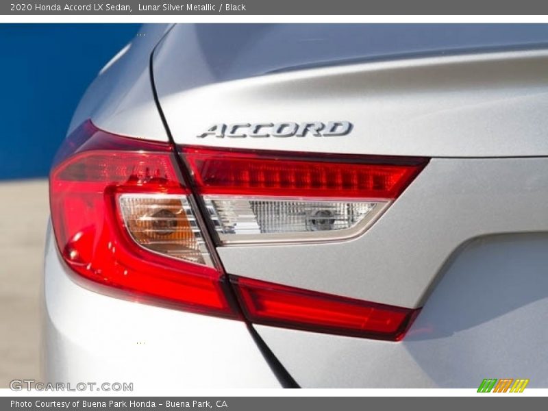 Lunar Silver Metallic / Black 2020 Honda Accord LX Sedan
