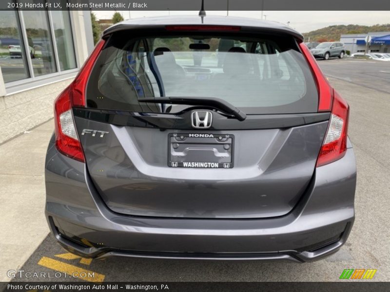 Modern Steel Metallic / Black 2019 Honda Fit LX
