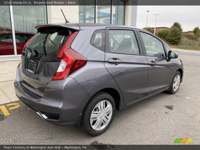 Modern Steel Metallic / Black 2019 Honda Fit LX