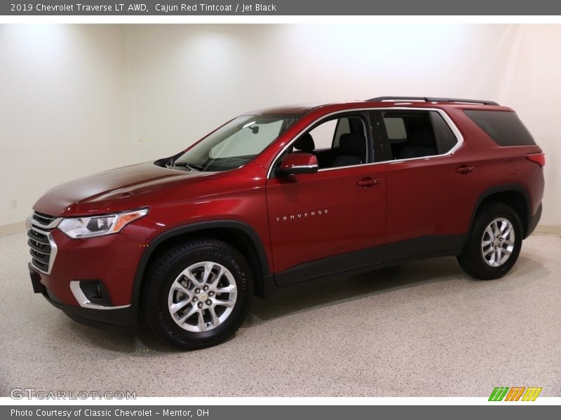 Cajun Red Tintcoat / Jet Black 2019 Chevrolet Traverse LT AWD