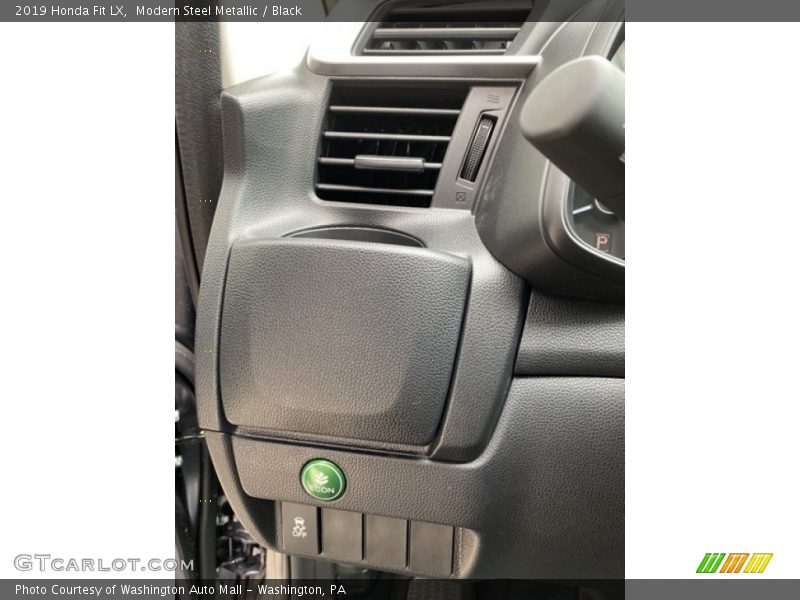 Modern Steel Metallic / Black 2019 Honda Fit LX