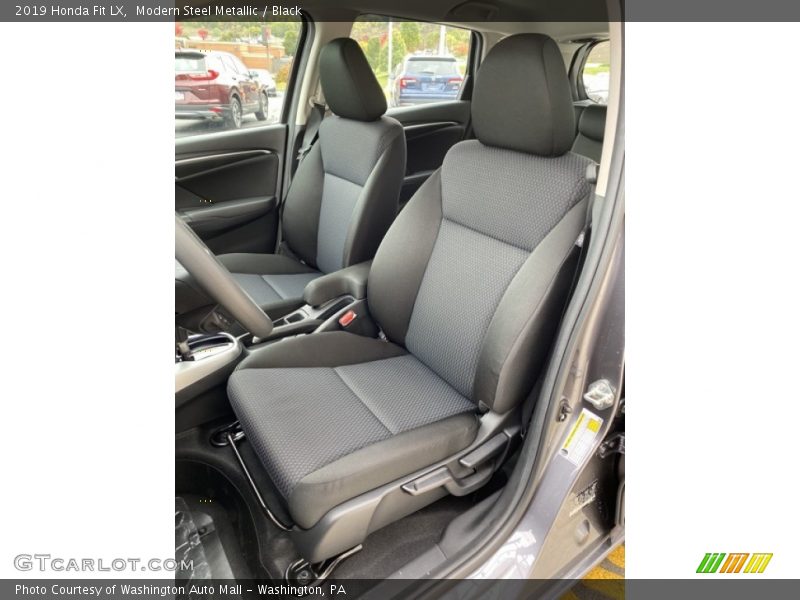 Modern Steel Metallic / Black 2019 Honda Fit LX