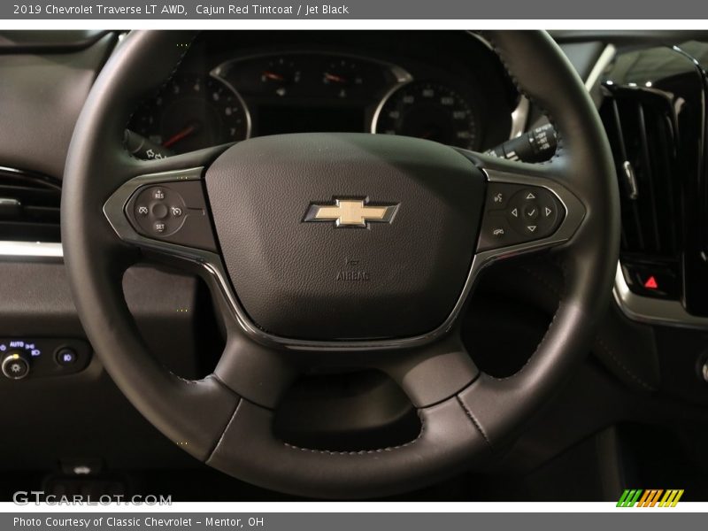 Cajun Red Tintcoat / Jet Black 2019 Chevrolet Traverse LT AWD