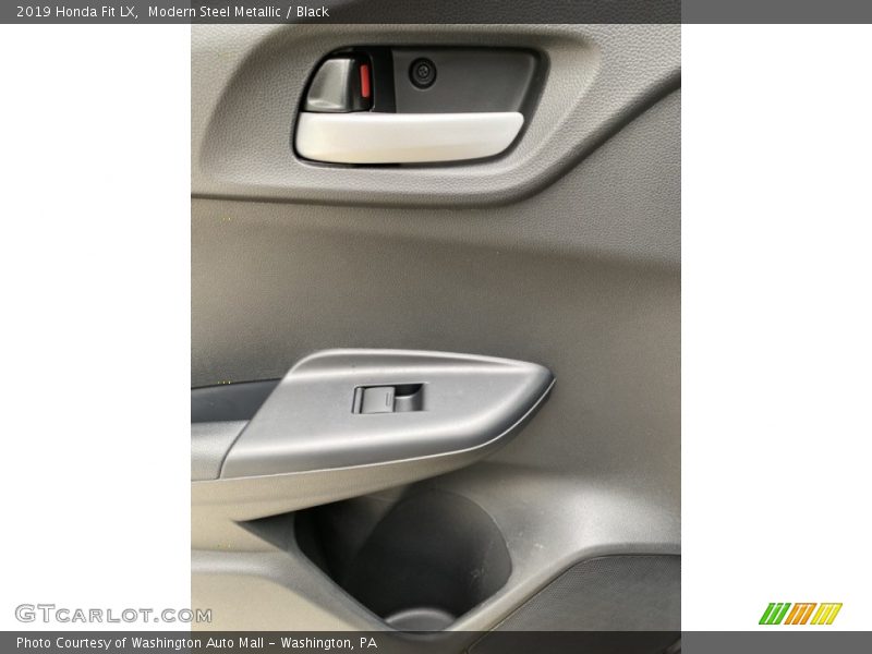 Modern Steel Metallic / Black 2019 Honda Fit LX