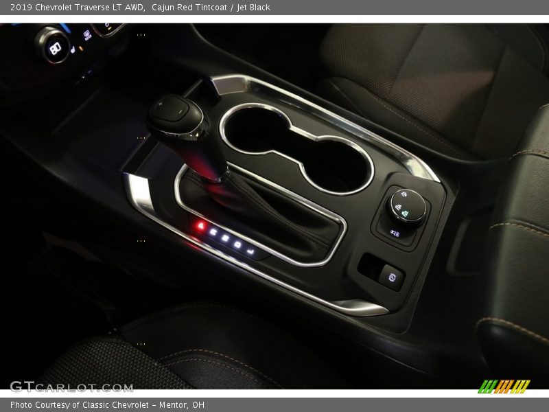 Cajun Red Tintcoat / Jet Black 2019 Chevrolet Traverse LT AWD