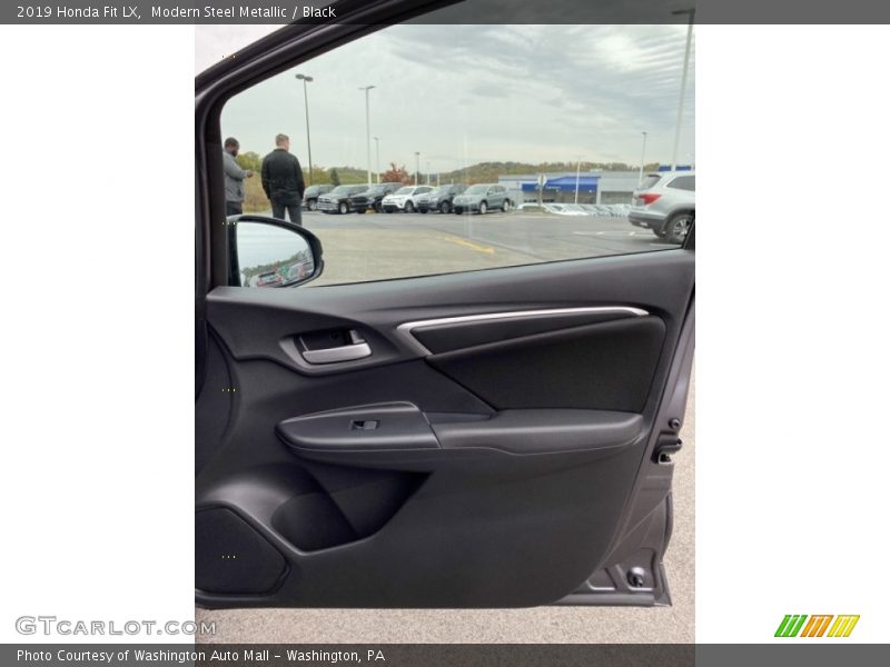 Modern Steel Metallic / Black 2019 Honda Fit LX