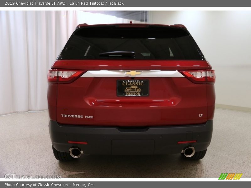 Cajun Red Tintcoat / Jet Black 2019 Chevrolet Traverse LT AWD