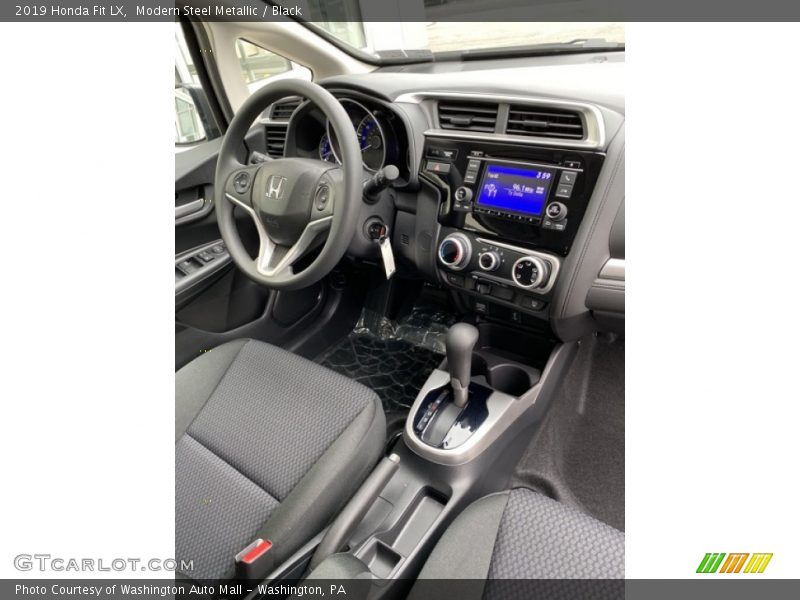 Modern Steel Metallic / Black 2019 Honda Fit LX