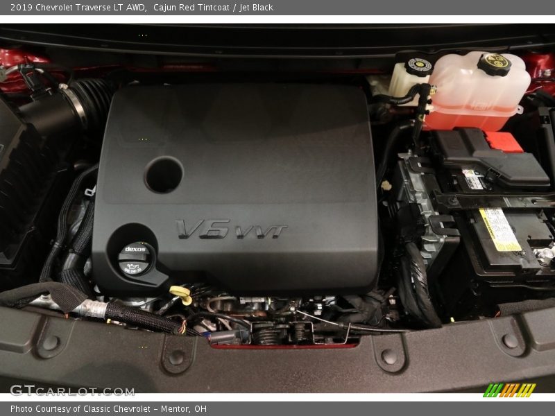 Cajun Red Tintcoat / Jet Black 2019 Chevrolet Traverse LT AWD