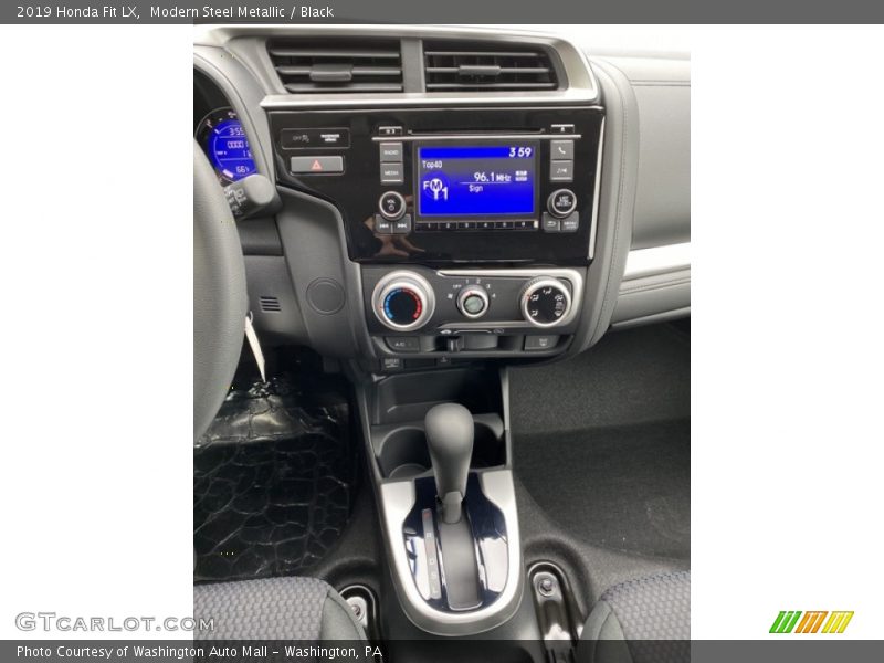 Modern Steel Metallic / Black 2019 Honda Fit LX