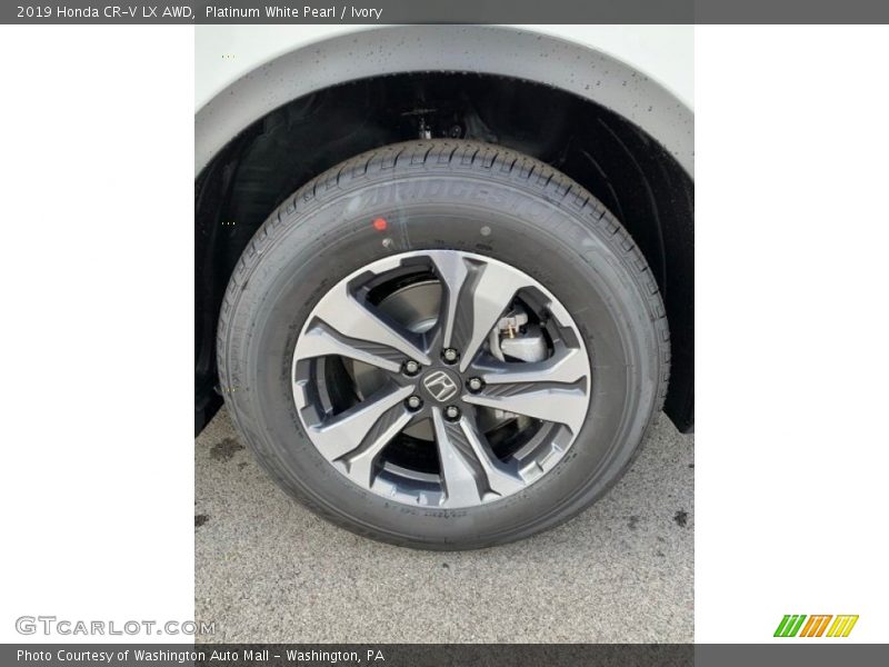 Platinum White Pearl / Ivory 2019 Honda CR-V LX AWD