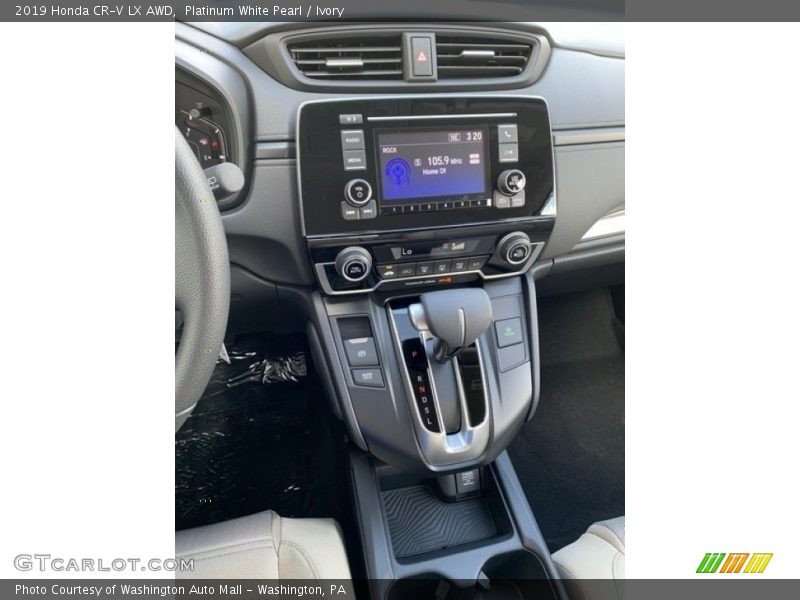 Platinum White Pearl / Ivory 2019 Honda CR-V LX AWD