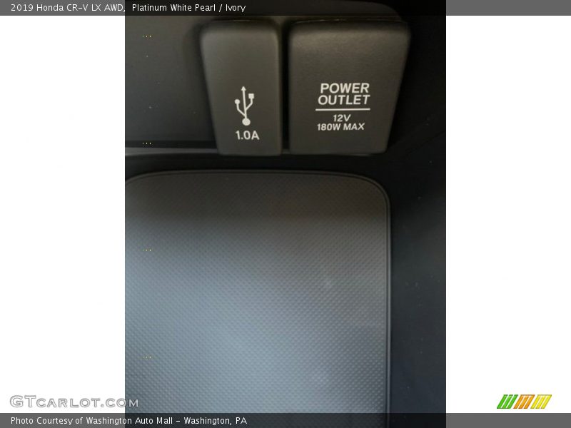 Platinum White Pearl / Ivory 2019 Honda CR-V LX AWD