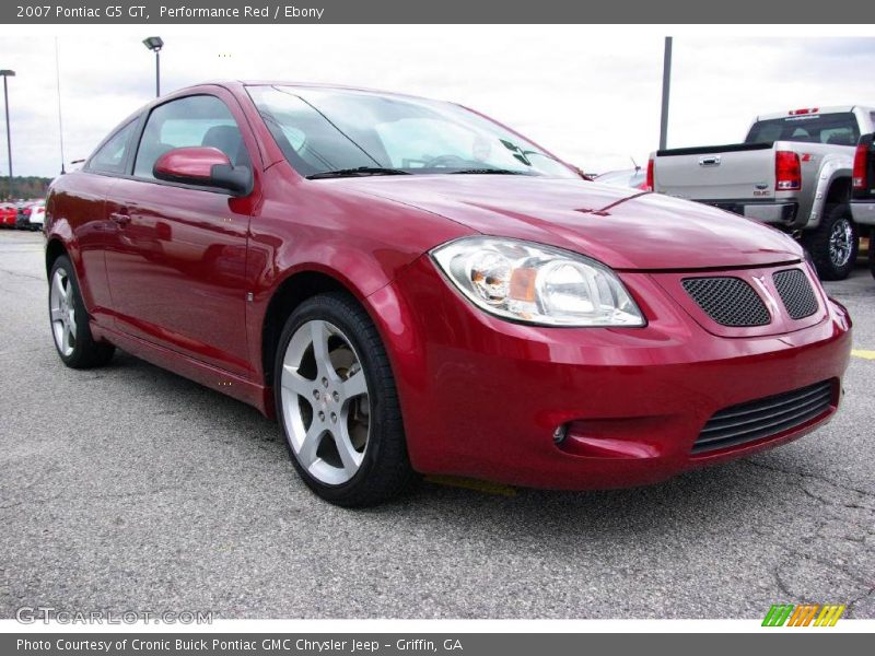 Performance Red / Ebony 2007 Pontiac G5 GT