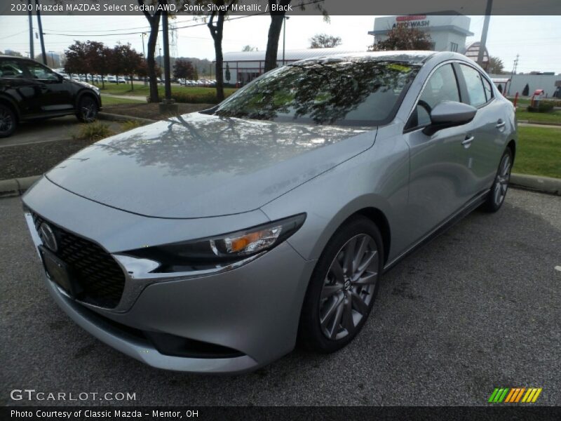 Front 3/4 View of 2020 MAZDA3 Select Sedan AWD