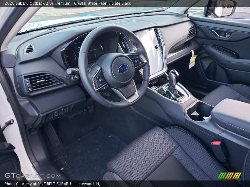 Crystal White Pearl / Slate Black 2020 Subaru Outback 2.5i Premium