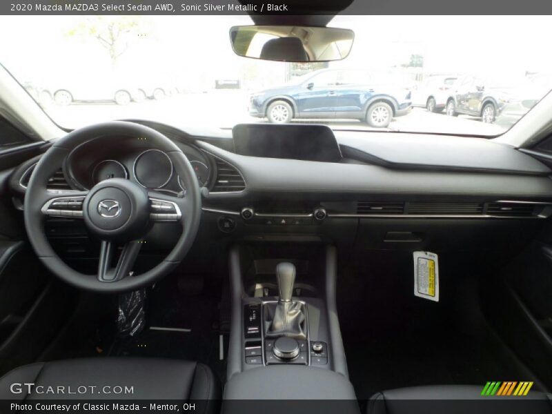 Dashboard of 2020 MAZDA3 Select Sedan AWD