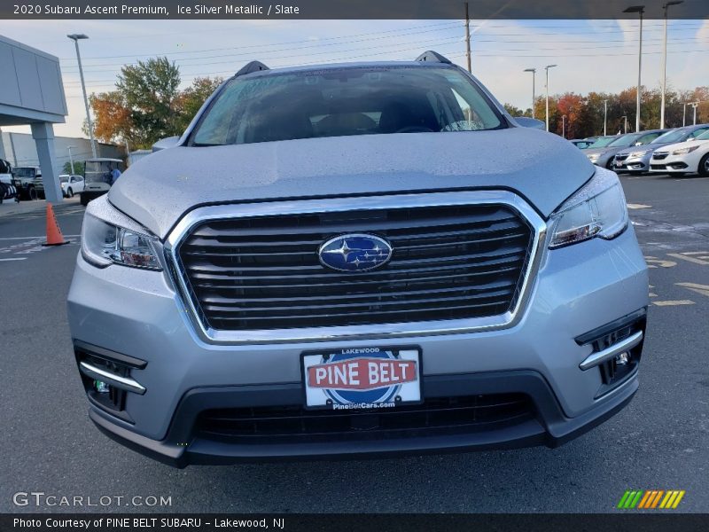 Ice Silver Metallic / Slate 2020 Subaru Ascent Premium