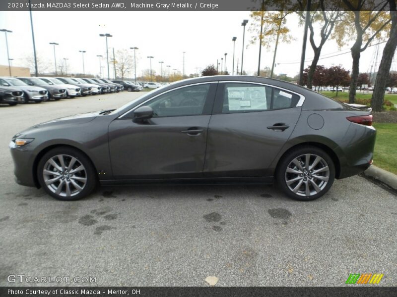  2020 MAZDA3 Select Sedan AWD Machine Gray Metallic
