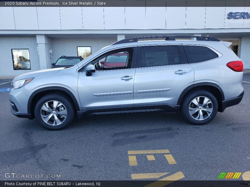 Ice Silver Metallic / Slate 2020 Subaru Ascent Premium