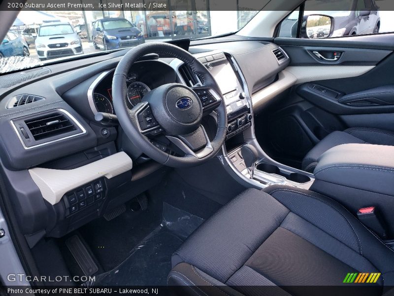 Ice Silver Metallic / Slate 2020 Subaru Ascent Premium