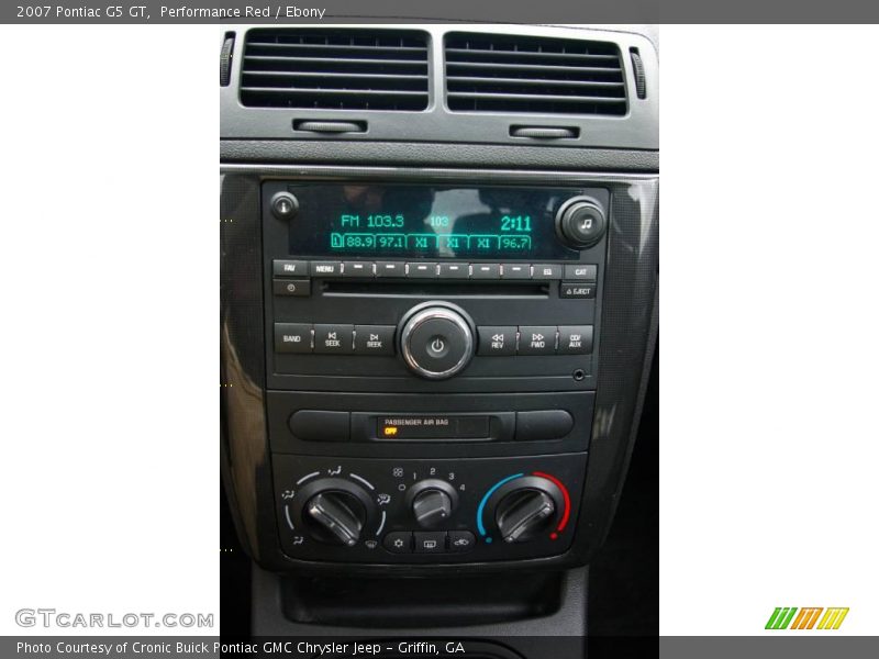 Performance Red / Ebony 2007 Pontiac G5 GT