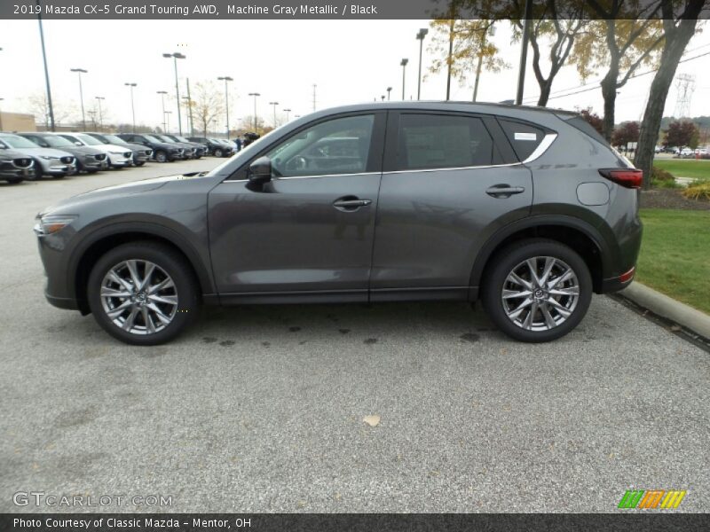 Machine Gray Metallic / Black 2019 Mazda CX-5 Grand Touring AWD