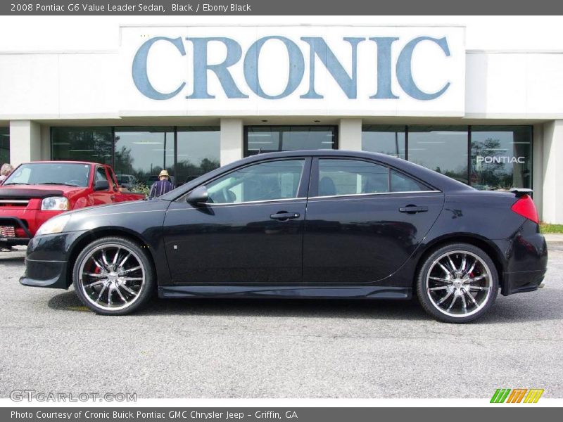Black / Ebony Black 2008 Pontiac G6 Value Leader Sedan