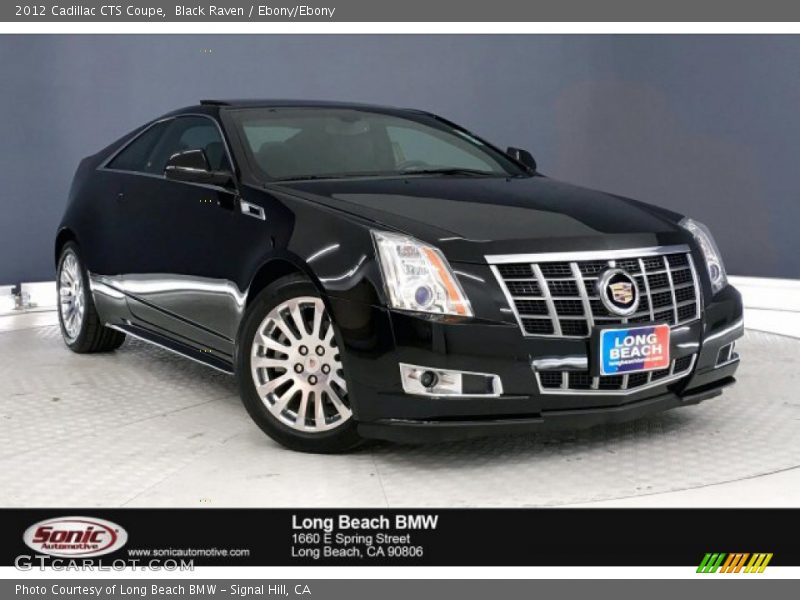 Black Raven / Ebony/Ebony 2012 Cadillac CTS Coupe