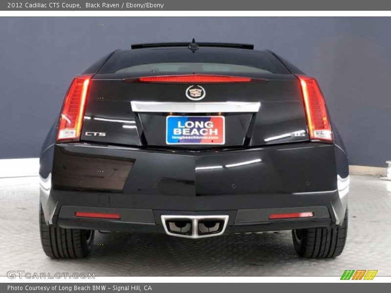 Black Raven / Ebony/Ebony 2012 Cadillac CTS Coupe