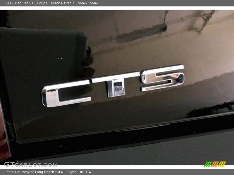 Black Raven / Ebony/Ebony 2012 Cadillac CTS Coupe