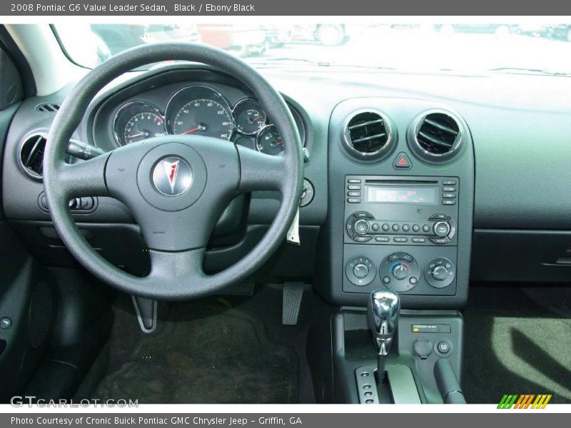 Black / Ebony Black 2008 Pontiac G6 Value Leader Sedan