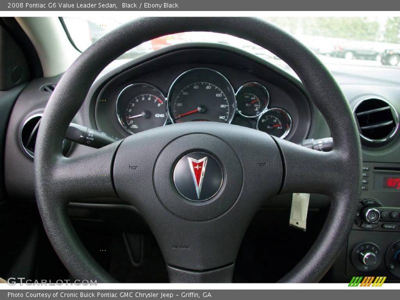 Black / Ebony Black 2008 Pontiac G6 Value Leader Sedan