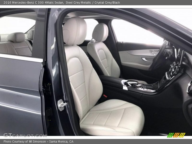 Steel Grey Metallic / Crystal Grey/Black 2016 Mercedes-Benz C 300 4Matic Sedan