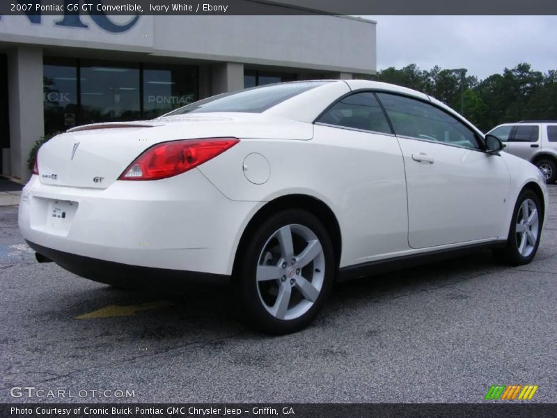 Ivory White / Ebony 2007 Pontiac G6 GT Convertible