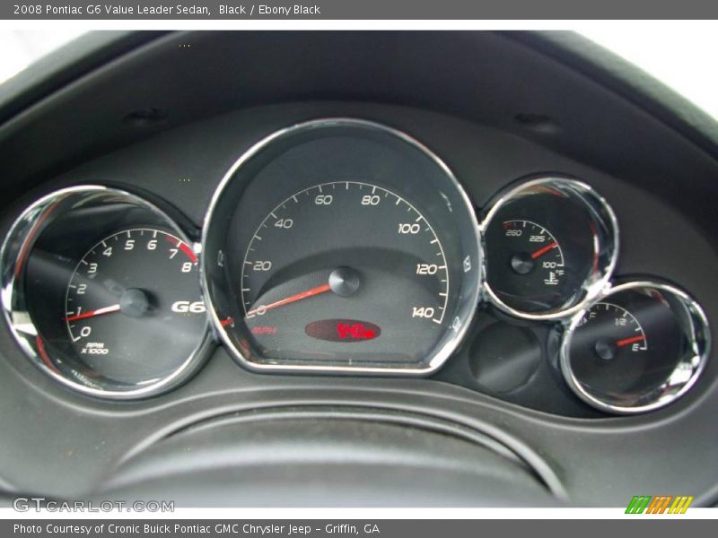 Black / Ebony Black 2008 Pontiac G6 Value Leader Sedan